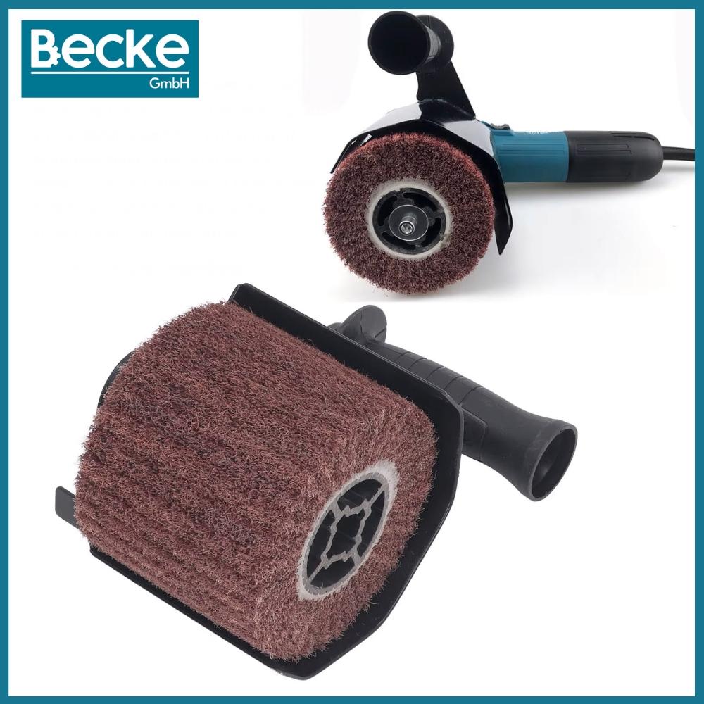 Satin finisher for m14 grinder for satin finishing and matting, steel attachment