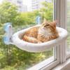 No-punching Suction Cup Cat Nest Comfortable Pet Hanging Bed Cat Desk Hammock  Balcony