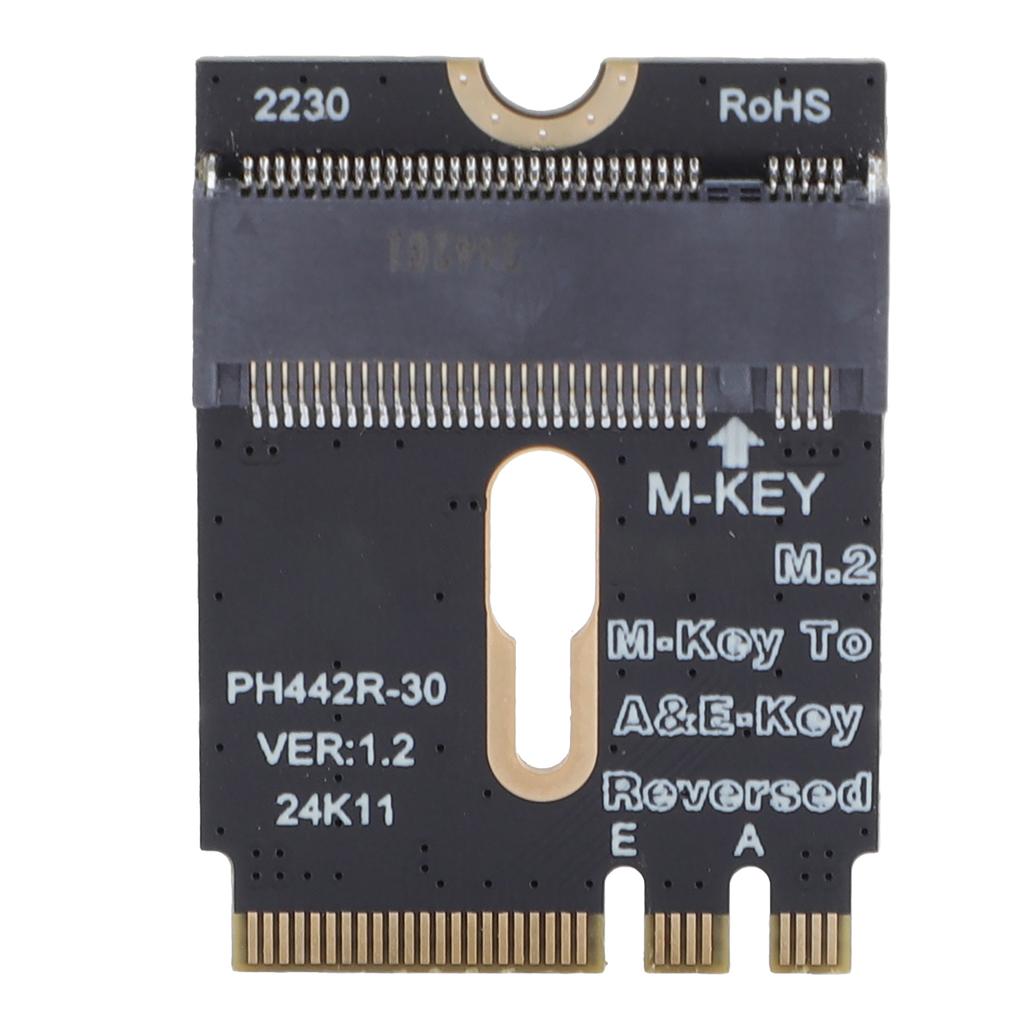 M.2 NVME SSD Convert Adapter M.2 A and E WiFi Port PCIe 4.0 M Key NVME SSD Convert Card for Nvme SSD