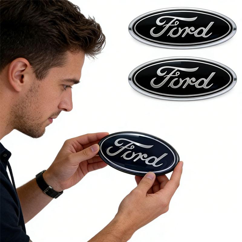 Car Rear Trunk Logo Emblem Sticker for Ford F150 Edge Ranger Fiesta Fusion Explorer Mustang Raptor Mondeo Mk4 Focus Accessories