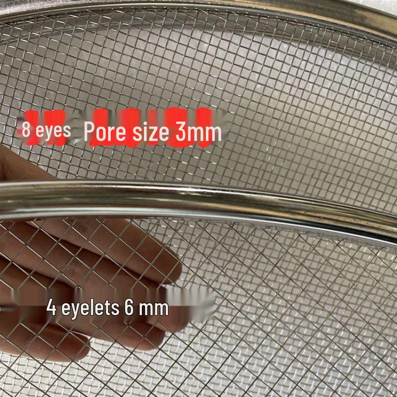 Cernătoare rotundă din plasă de oțel inoxidabil pentru copt și ceai