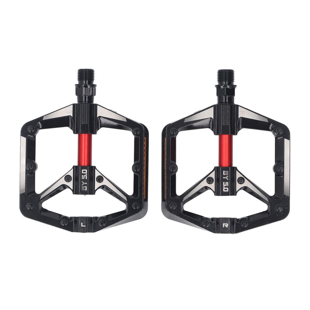 2Pcs Cycle Pedal Aluminum Alloy Dual Bearing Non Slip Reflective Pedal Replacement