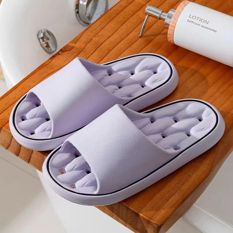 

Порожнисті диряві тапочки, чоловічі, літні, домашні тапочки для ванної кімнати, нековзкі сандалі та тапочки, жіночі парні 42-43 фіолетовий