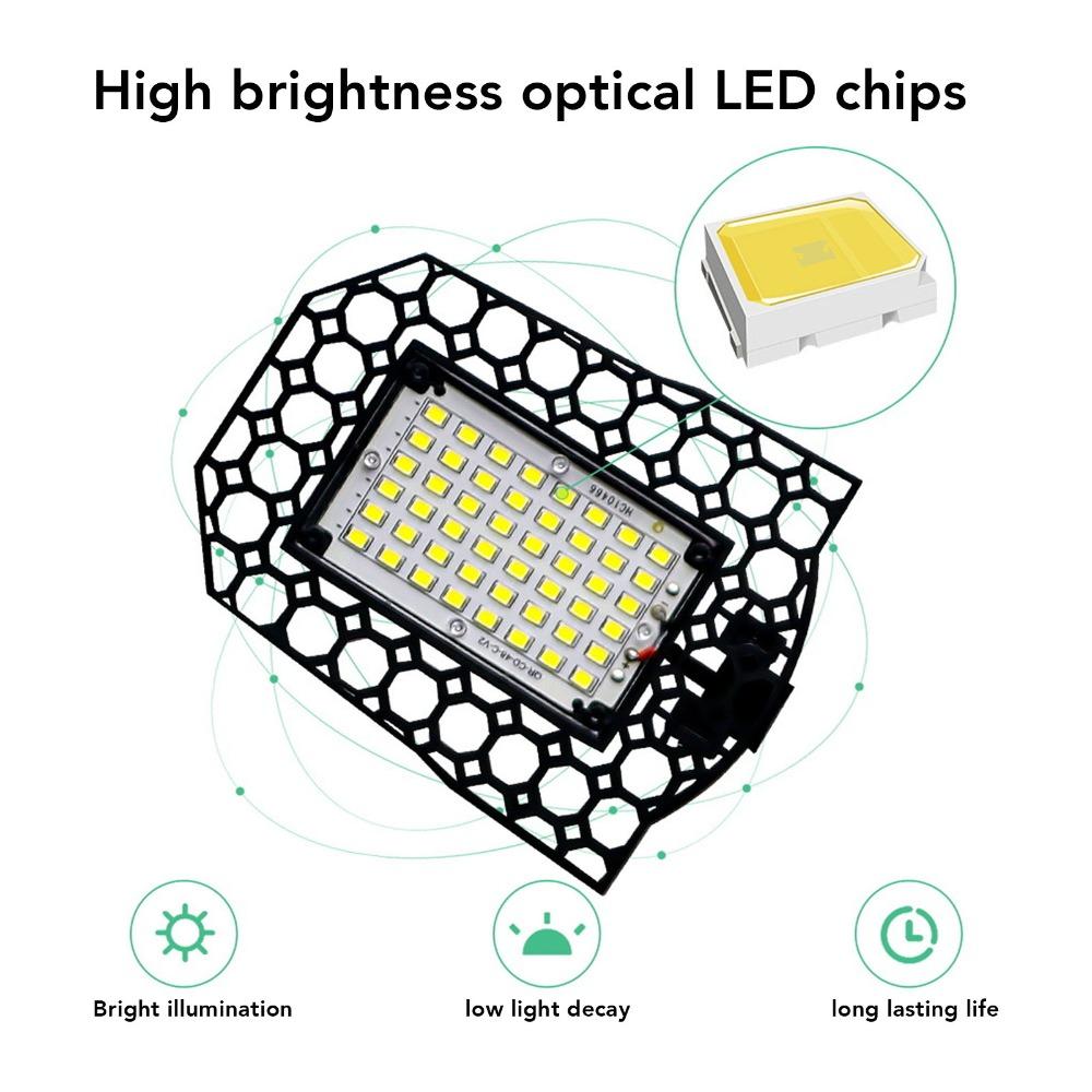 100-277V LED Ceiling Light Adjustable Panel Light Super Bright Garage Ceiling Light  Basement