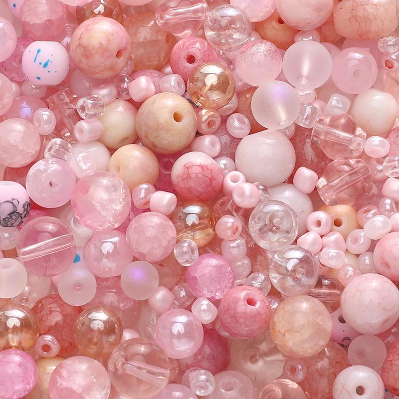 

Стеклянные смешанные бусины Кристальные неправильной формы бусины для изготовления ювелирных изделий DIY Браслет Ожерелье Фурнитура Аксессуары 05