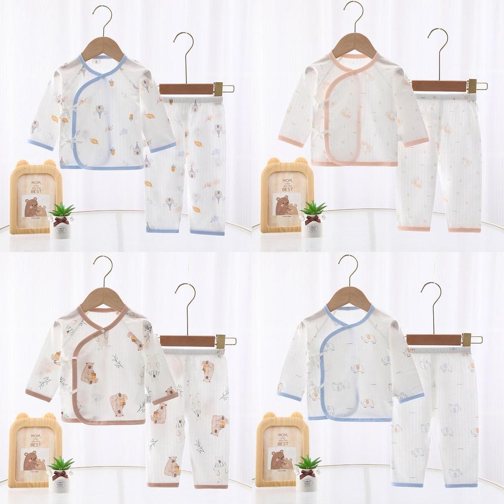Baby Cotton Summer Set With Antibacterial Fabric For Newborns And Infants