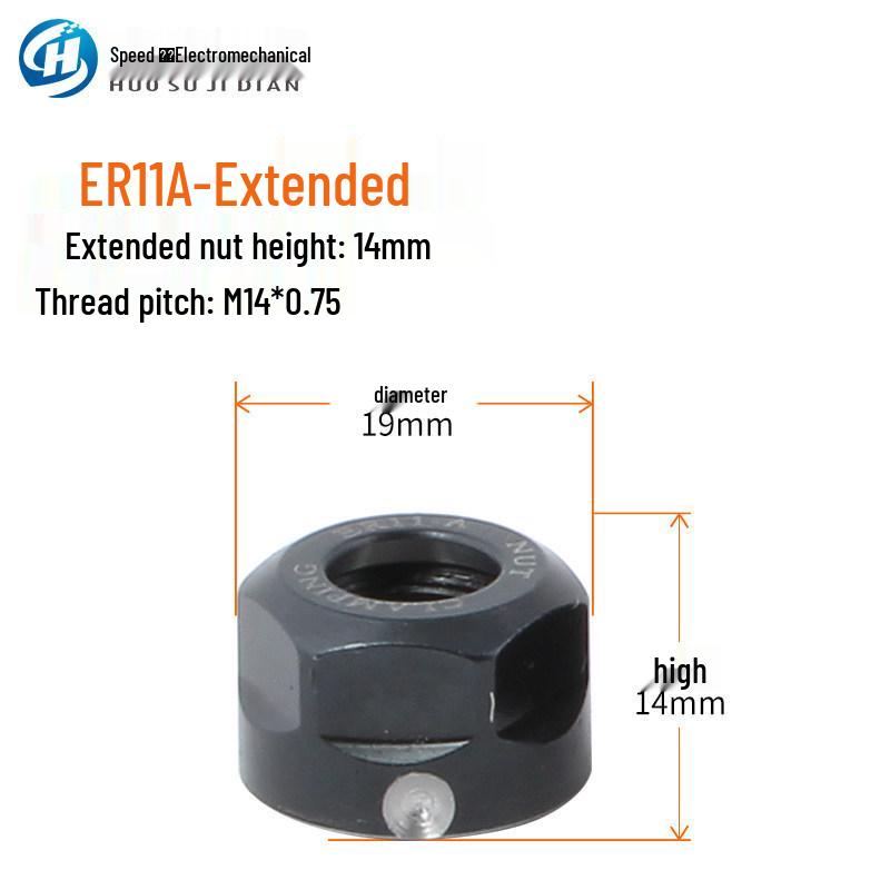 Dynamic Balance ER Collet Nut for Engraving Machine Spindle (ER11/16/20/25)