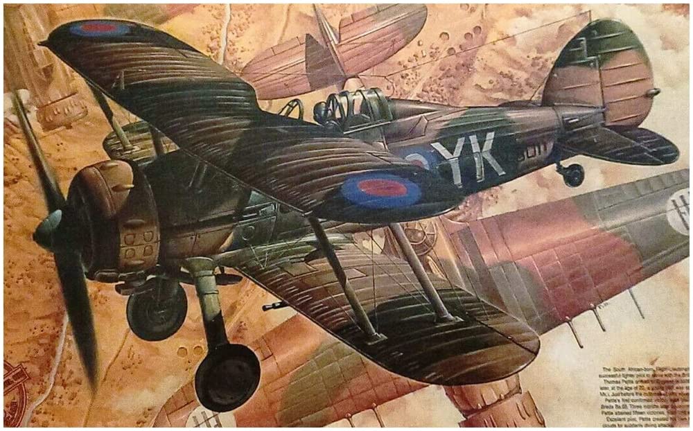 

Roden 1/48 WW1 Royal Air Force Gloster Gladiator Mk.1 Biplane Fighter Plastic Model Kit RE48408