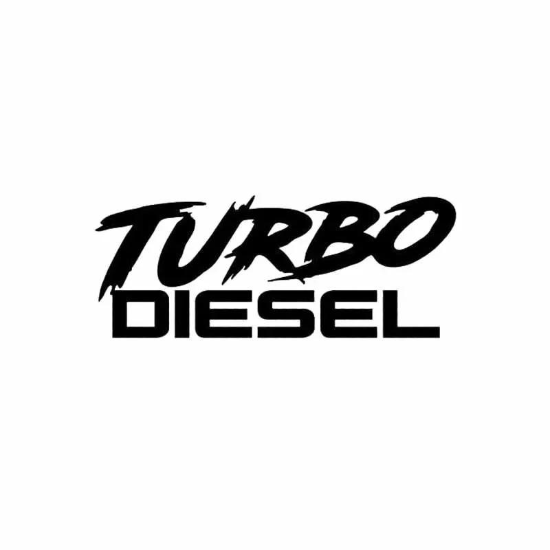 Funny Car Sticker Turbo Diesel Boosted Decor Waterproof Vinyl Decal for Chevrolet Aveo Opel Astra Mitsubishi,13cm*5cm 13x5cm чёрный