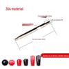 Double-Ended Threaded Stainless Steel Drill Handle Lever