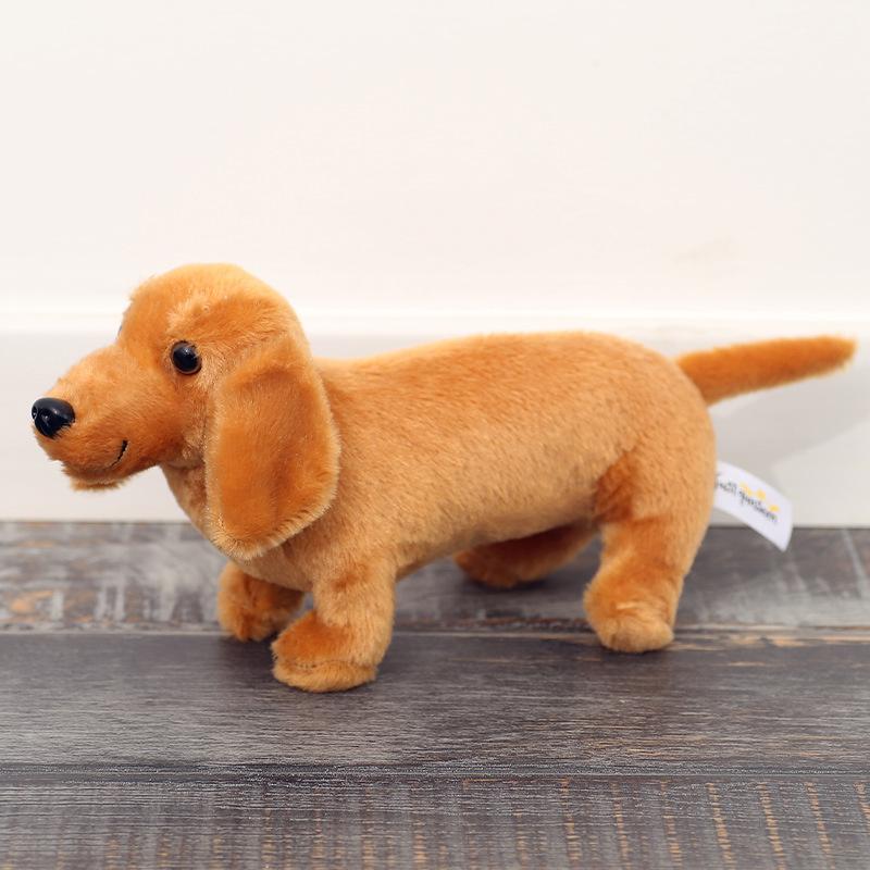 20/30cm Simülasyon Bulldog Peluş Bebek Sevimli Dachshund Çocuk Yatıştırıcı Bebek Gerçekçi Evcil Hayvan Köpek Serisi Peluş Dolgulu Oyuncak Çocuk Hediyesi