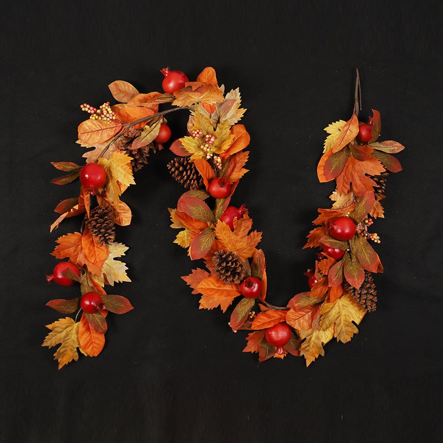 Hong Yu Autumn Thanksgiving Vine Wall Hanging for Indoor/Outdoor Decor