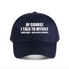 Funny SelfTalk Expert Advice Baseball Cap Fashion Unisex Sunhat Womens Outdoor Sports Snapback Cap
