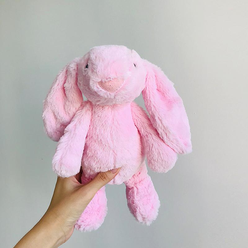 25cm Long Ears Bunny Plush Stuffed Toys For Baby Girl Appease Doll Baby Sleeping Toy Baby Gifts