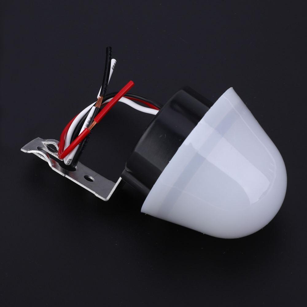 2 PCS AC/DC Street Light Photoswitch Adjustable Dusk To Dawn Sensor Auto on Off Switch  Night Light