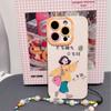Applicable iPhone17 Girl 16promax Lanyard 15 Women's 14 Silicone 13 Cute 12 Apple 11 Mobile Phone Case