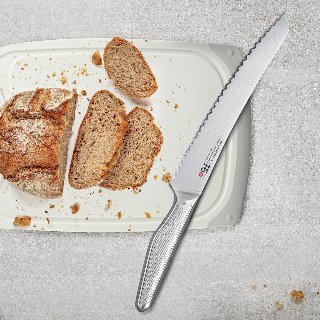 TURWHO 9 Inch Professional Bread Knife High Carbon German 1.4116 Stainless Steel Kitchen Chef Knives Cheese Cake Cutter Tools