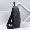 Women's Geometric Rhombus Backpack Fashion Symphony Backpack Unisex Luminous Large Capacity Backpack