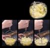 1PC Stainless Steel Potato Masher Potato Crusher Wave Shape Cutter Kitchen Accessories Kitchen Gadget Cooking Tools