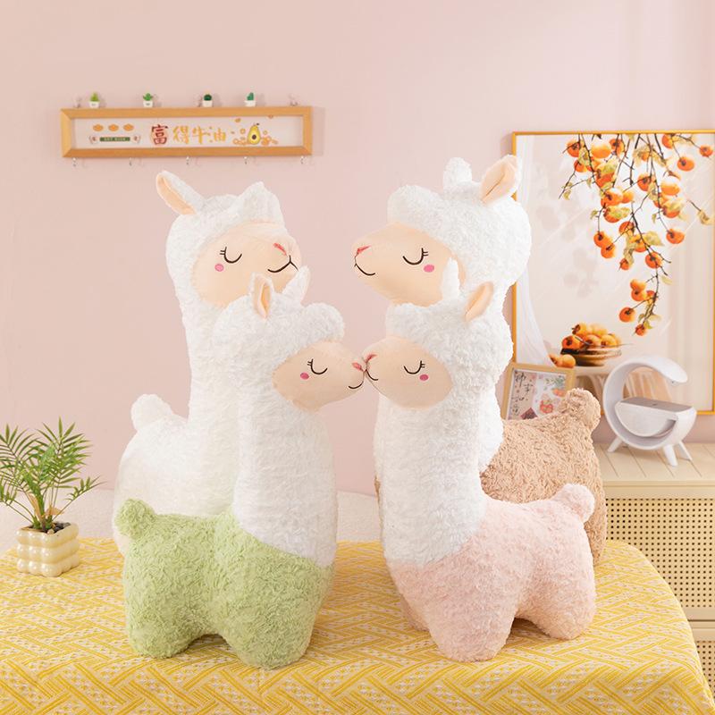 Internet celebrity products alpaca doll doll pins legs girl oversized sleeping pillow plush toy