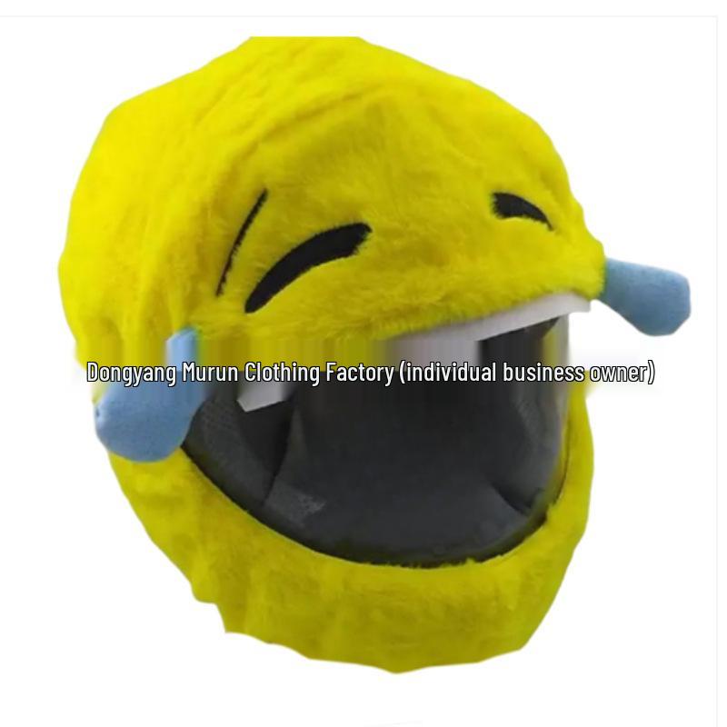 Motorcycle Helmet Decoration: Cartoon Rabbit, Toothless, Pumpkin Head Covers