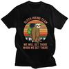 Custom Sloth Hiking Team T Shirts Men ShortSleeve Tshirts Streetwear Tee Tops Oversized Tshirts Merch