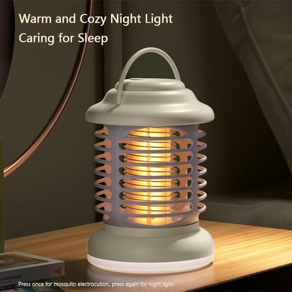 1 ADET Sivrisinek Öldürücü Lamba Masaüstü/Duvara Monte Elektronik Böcek Öldürücü Böcek Öldürücü Elektrik Şoku Sinek Tuzağı Işığı