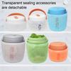 500/1000/1500ml Silicone Ice Bucket with Handles Easy To Clean Smooth Inner Wall