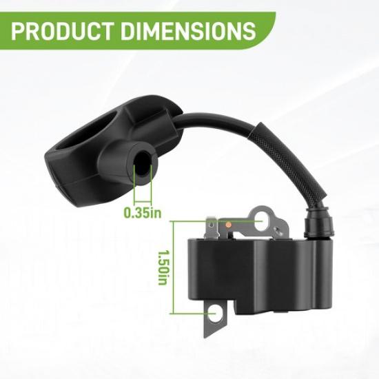 Bobina di accensione per Stihl BR600 BR500 BR550 BR700 Soffiatore Sostituire 42824001308
