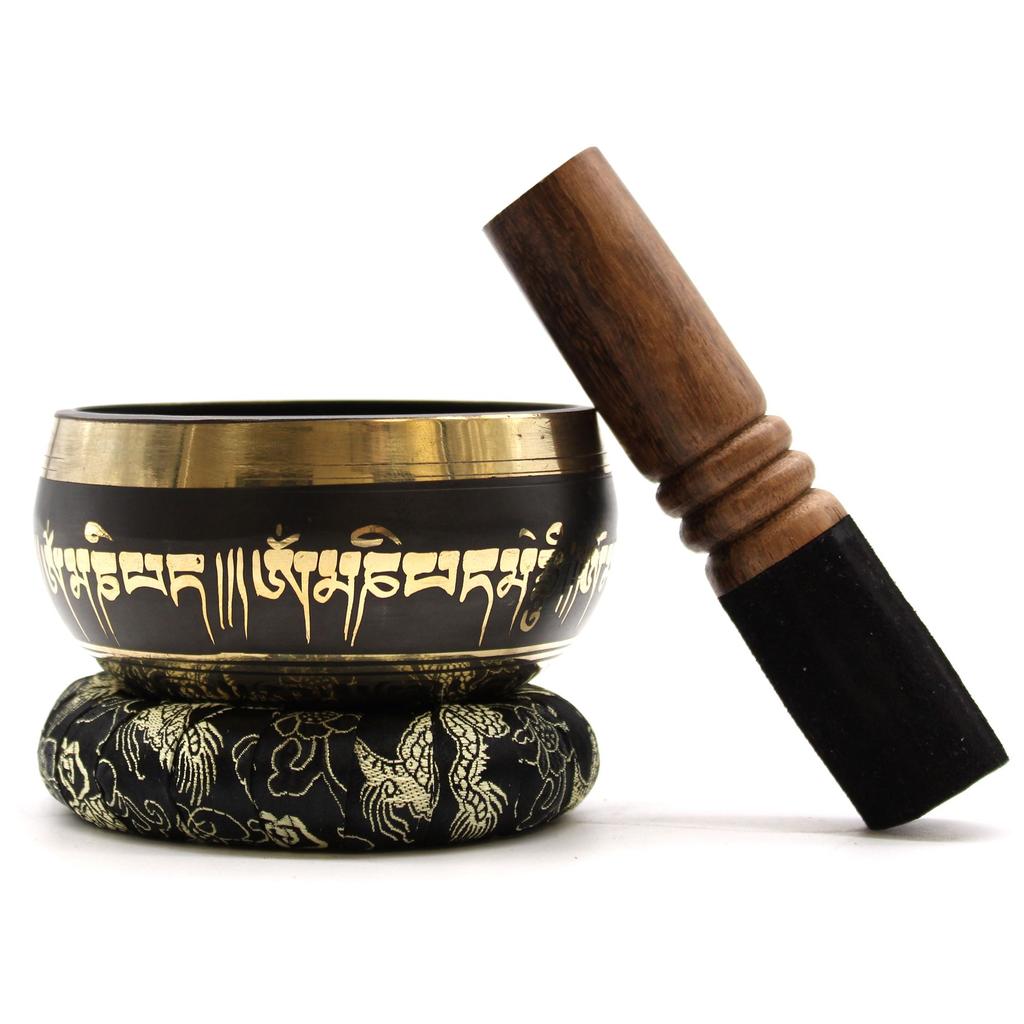 Singing Bowl Set Lotus Flower