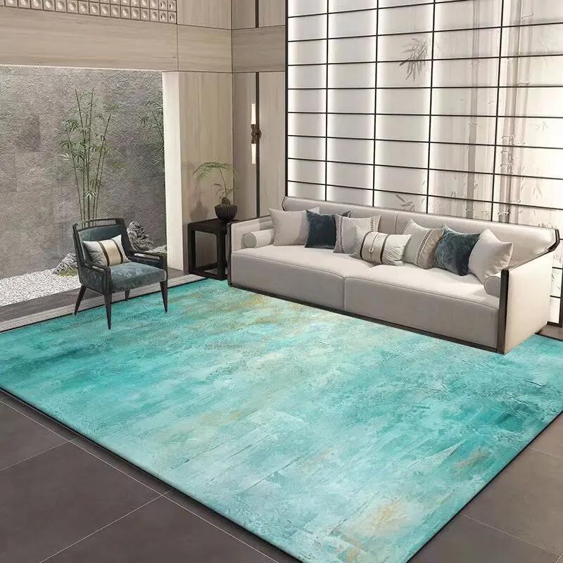 

Скандинавський Розкішний Стиль Килим для Вітальні Абстрактний Декор для Спальні Великі Килими Прані Нековзні Еластичні Офісний Килимок для Підлоги Зручний 80*160cm