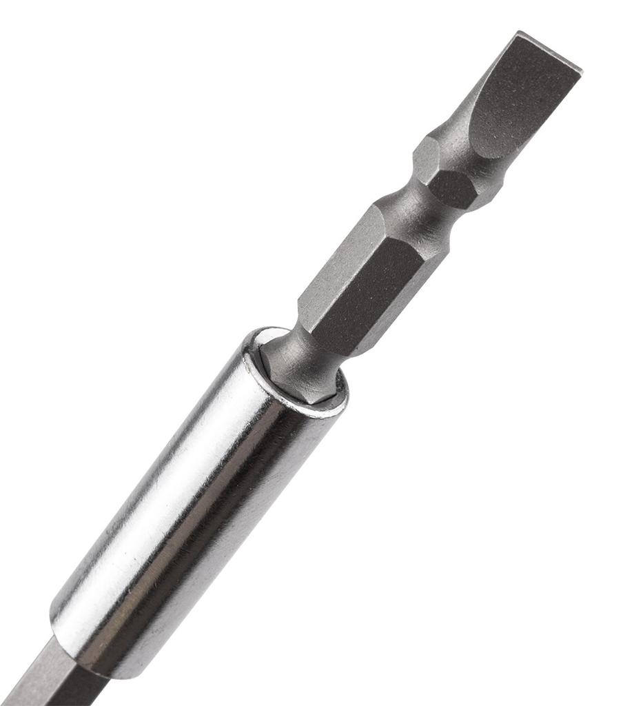 Zestaw bitów dwustronnych SL6, PH1x2, PH2x3, PZ1/2/3, z uchwytem magnetycznym 60 mm, 10 szt.