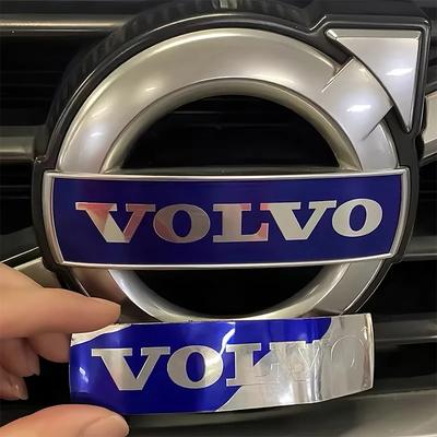 Aluminium Sticker Car Front Grill Emblem Badge For XC90 V90 V60 XC60 V40 S80 S60 S90 C40 XC40 V70 XC70 C30 C70 EX90
