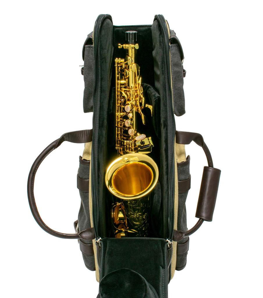 BAM Nashville Tenor Saxophone Gig Bag, Gray & Beige, NASH3002SCA