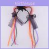 Stylish Halloween Cat Ear Headband With Decorative Tulle For Festive Party Costumes