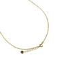 Luxenter Necklace In 925 Silver and Hydrothermal Kunzite Quartz with 18k Gold Finish - Akma
