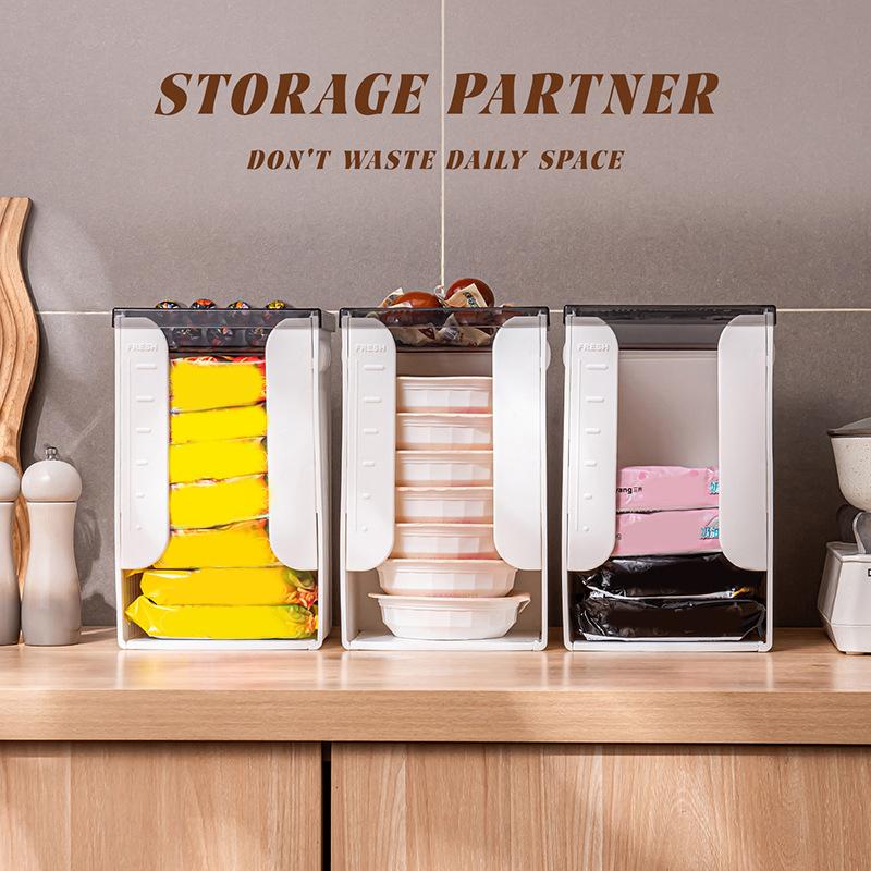 Instant Noodles Storage Container Foldable Large Capacity Plastic Box for Kitchen Shelf and Pantry Food Organizer