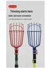 High-Altitude Metal & Mesh Fruit Picking Basket for Waxberry, Loquat, Peach, and Plum