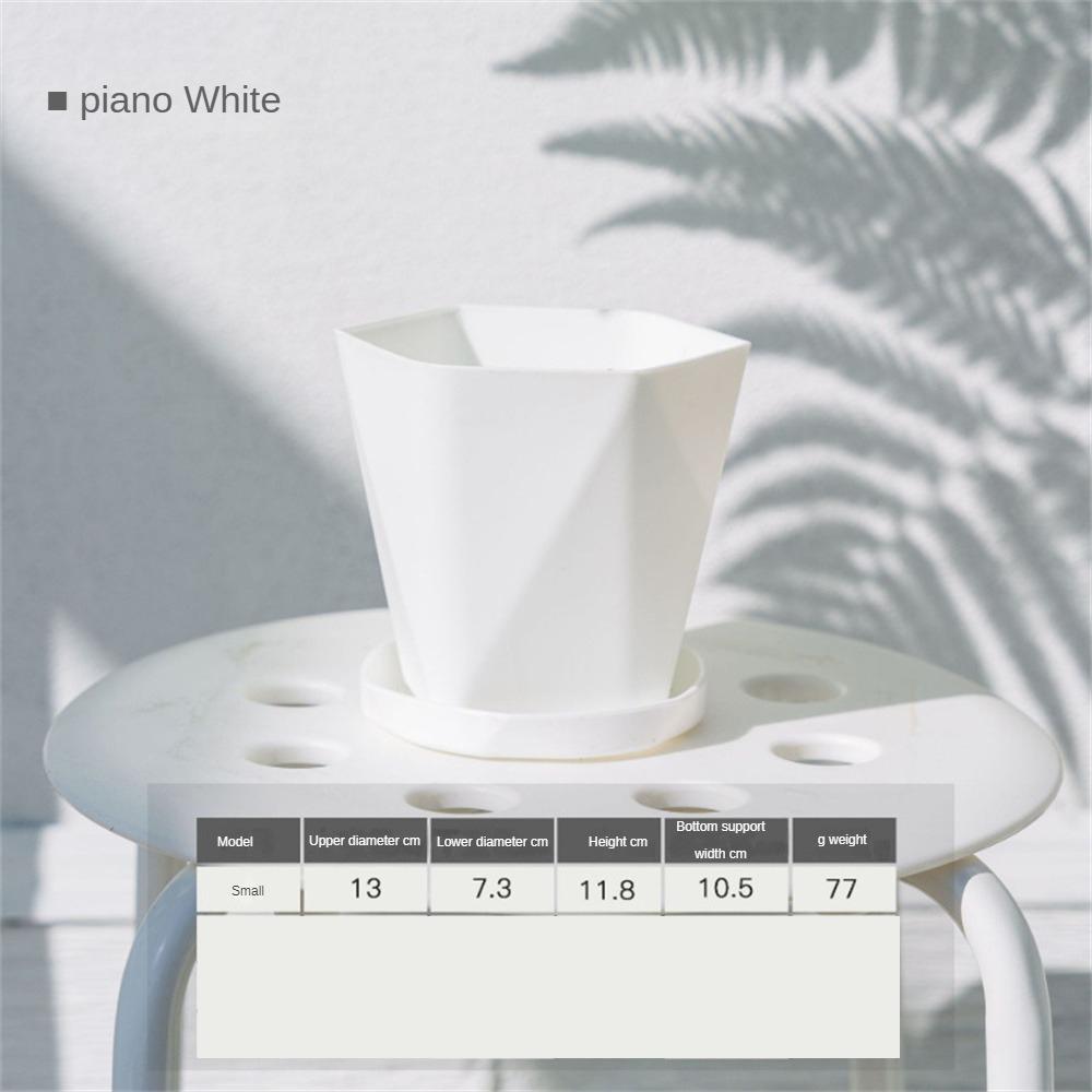 Practical Water-saving Tray Compression Extrusion Simple Temperament Ventilation Hole Design Flower Pots And Planting Flowerpot