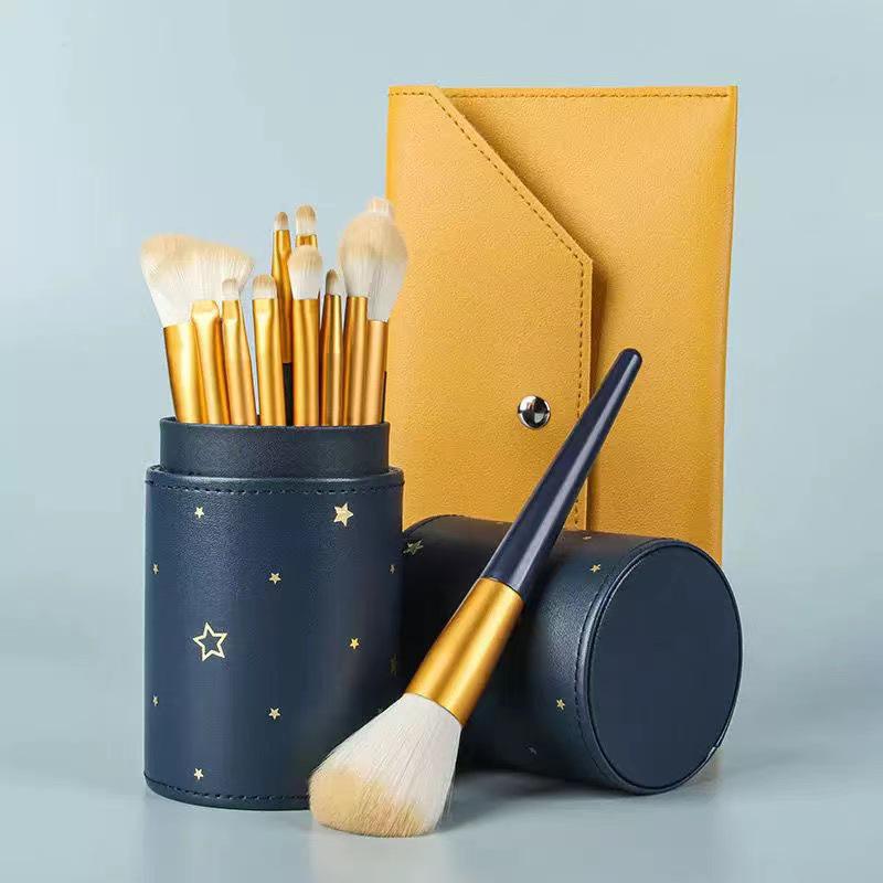 Ermu Soft Bristle Makeup Brush Set: Eyeshadow, Contour, Loose Powder Brushes for Beginners