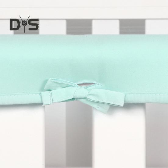 3Pcs Crib Rail Cover Reversible Crib Rail Edge Protector Soft Anti-Collision Teething Strip Universal Baby Crib Corner Guard Safety Bumper