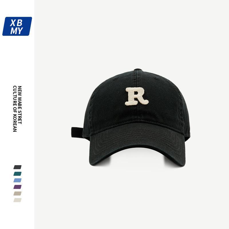 Hat Summer Cap Men Can Wear Curved Brim Cotton Cap Outdoor Street Racket Sunshade Baseball Cap Women