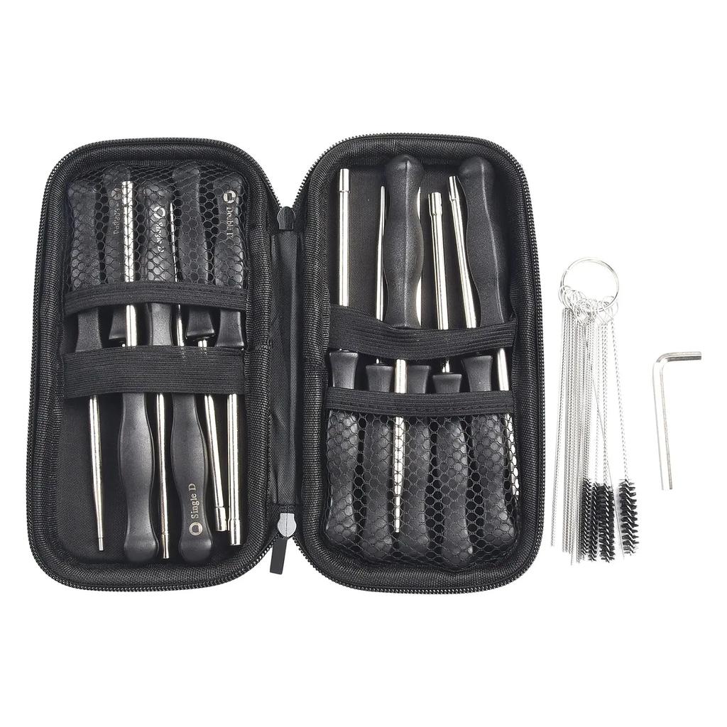 14Pcs Carburetor Adjusting Tool Screwdriver Socket Wrench Cleaning Brush Set For Chainsaw Eater Trimmer With Storage Bag