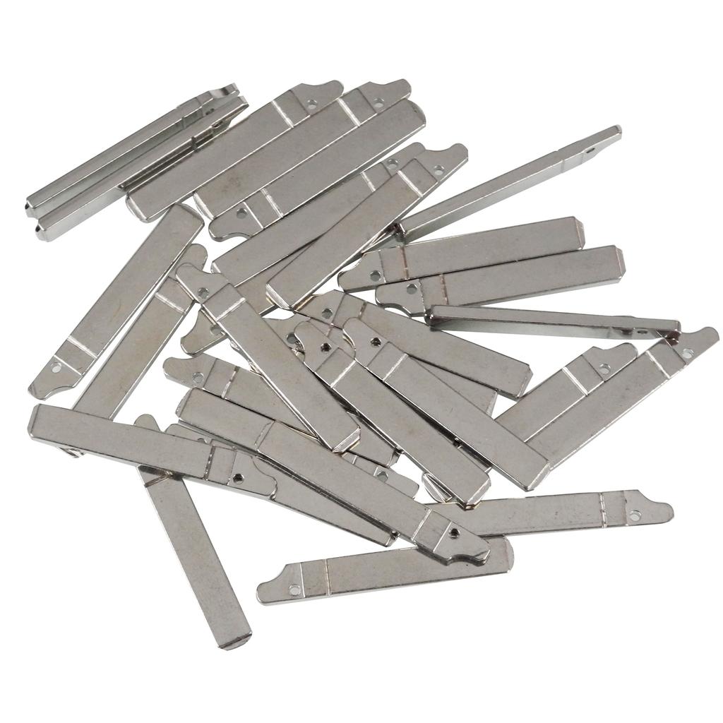 Jingyuqin 15pcs NO.72 VA2 Car Remote Key Blade For Renault Citroen Triumph Peugeot Flip Folding Key Blank Without Groove #72