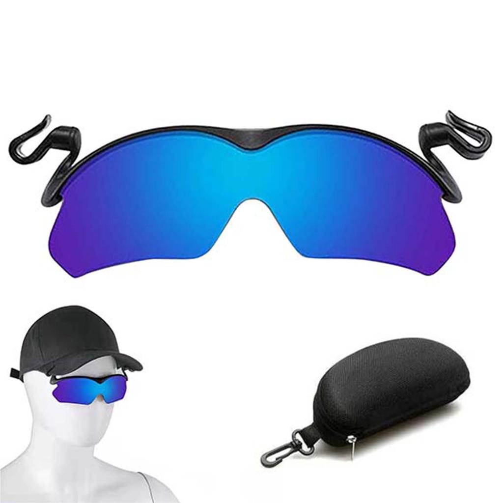 Clip Cap Sports Sunglasses Strong Sunlight Protection Beach Sunglasses for Sports and Outdoor Activities