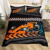 Auto da Corsa Ragazzi Auto Sportiva Comodo Copripiumino Federa Set Biancheria da Letto Decorazione Camera da Letto Bambini Tessile per la Casa