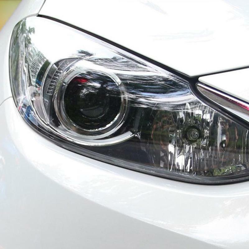 Car Headlight Protective Film Vinyl 3-Layers Scratch Resistant Exterior