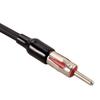 1 Male To 2 Female Car AM FM Radio Antenna Splitter Adapter Extension Cable 19in Y Adapter Connector for Car Truck SUV