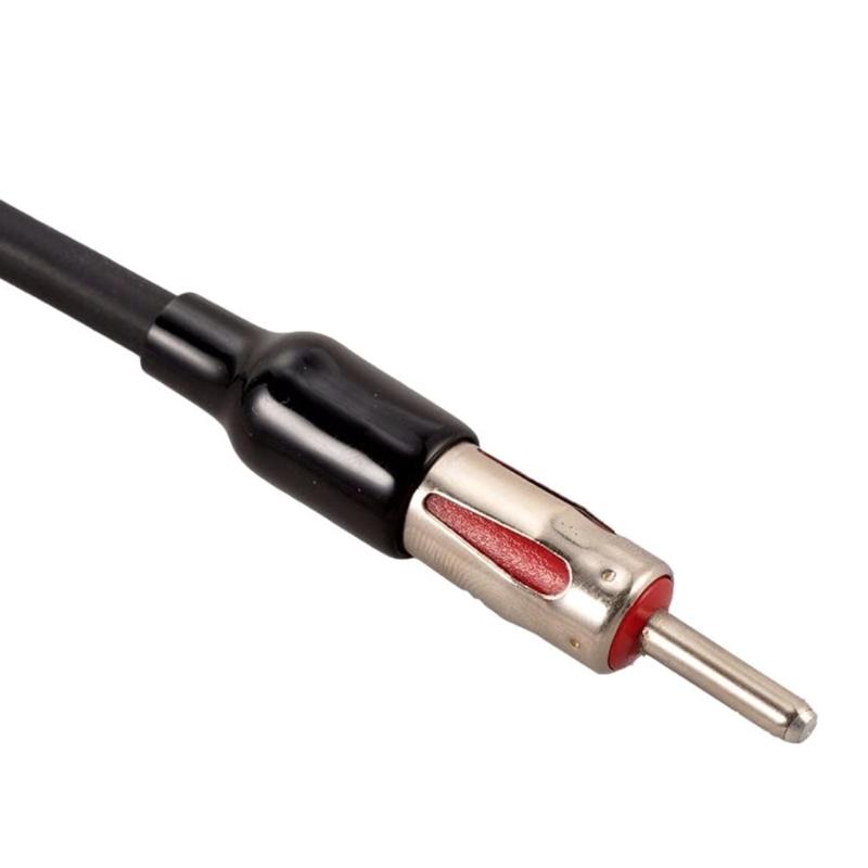 1 Male To 2 Female Car AM FM Radio Antenna Splitter Adapter Extension Cable 19in Y Adapter Connector for Car Truck SUV