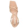Calvin Klein Square Toe Buckle Strap Sandals Women Sandals Beige 81304739-110
